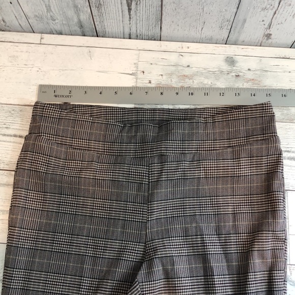 Jules & Leopold Checkered Cuffed High Waisted Ankle Pull On Pants Large - Picture 6 of 8